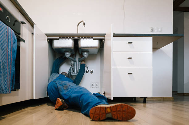 Professional Leak Detection technician working in Plain, WI